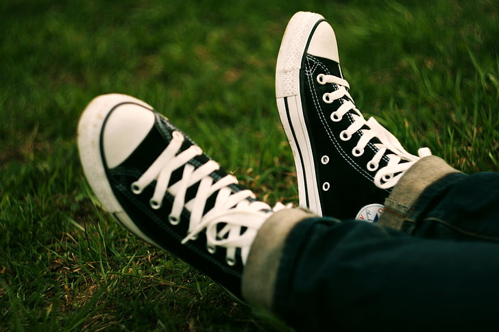 Star shoes, Grass, Style, Sneakers 