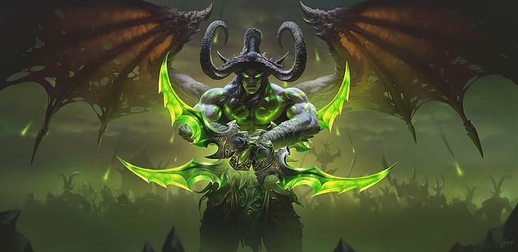 Illidan Stomrage (Warcraft), World of Warcraft: The Burning Crusade, HD wallpaper