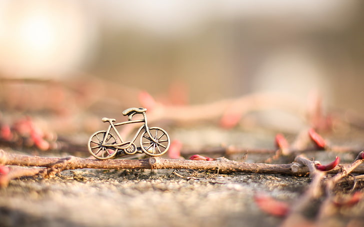 HD wallpaper: gray bike miniature photo, background, toy, selective focus,  nature | Wallpaper Flare