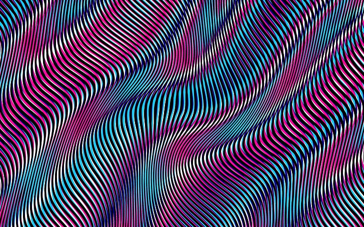 abstract painting, optical illusion, pattern, backgrounds, full frame