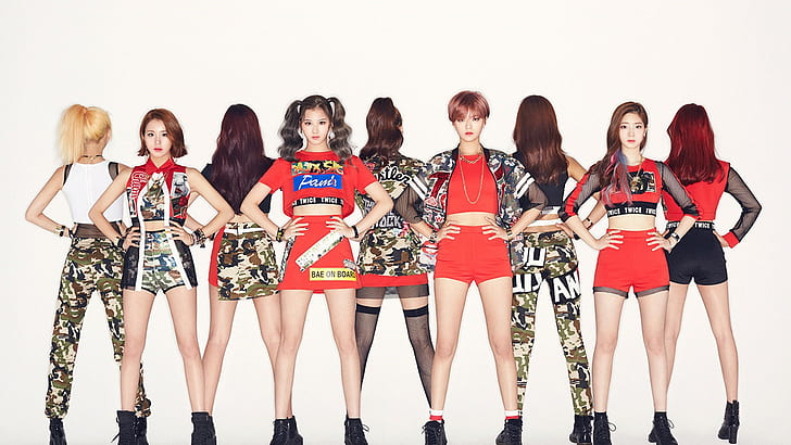 Band (Music), Twice, Dahyun (Singer), Mina (Singer), Momo (Singer), HD wallpaper