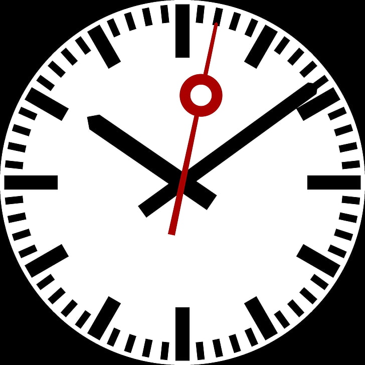 clock, railway, swiss