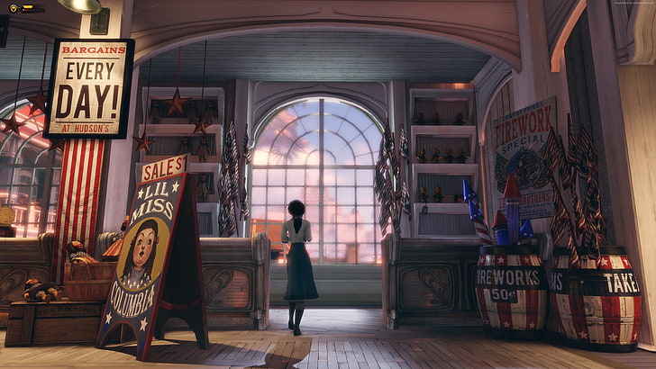 BioShock Infinite: Burial at Sea, PC, Xbox 360, fps, Best Games, HD wallpaper