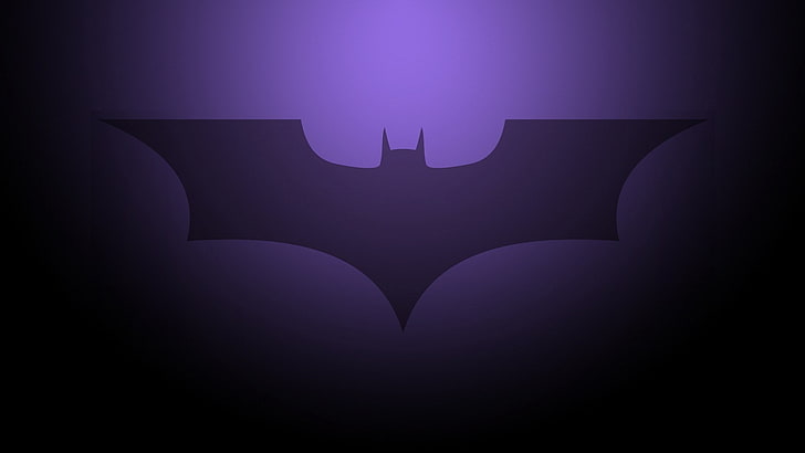batman background, dark, shape, night, purple, black background, HD wallpaper