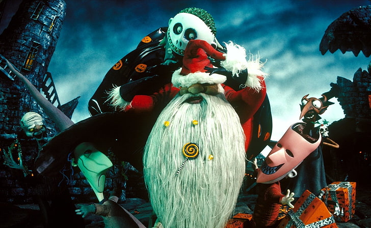 Santa Claus illustration, Movie, The Nightmare Before Christmas