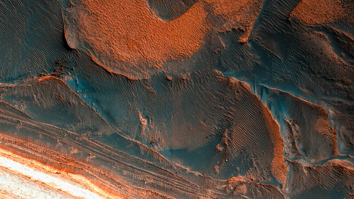 Mars, dune, NASA, landscape, geology, rock, beauty in nature, HD wallpaper