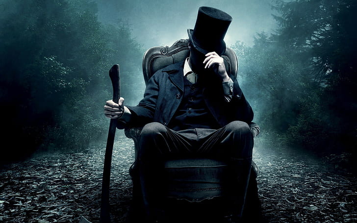 Abraham Lincoln, Abraham Lincoln: Vampire Hunter, Movie, men's black coat, HD wallpaper