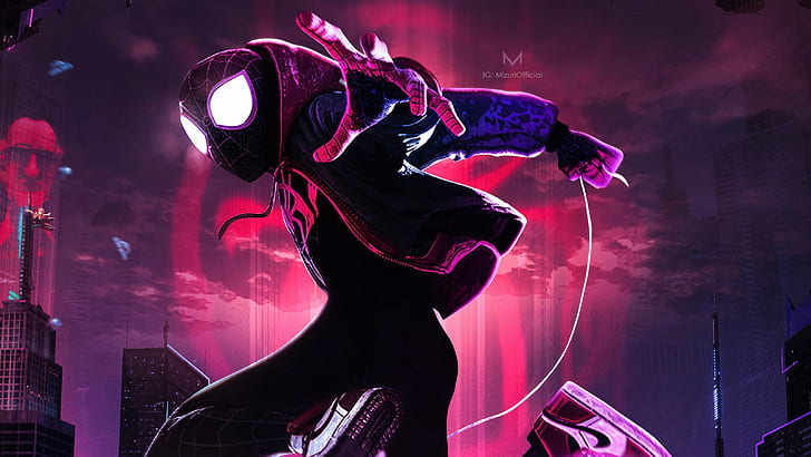 Spider-Man Into the Spider-Verse Artwork, HD wallpaper