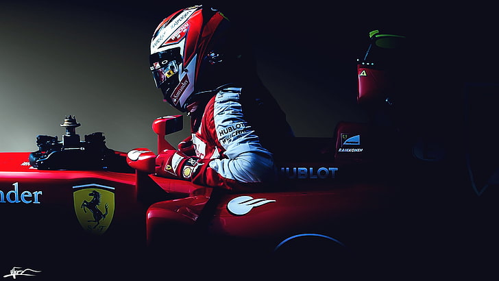 kimi, Raikkonen, Kimi Raikkonen, Scuderia Ferrari, SF15 T, Formula 1, HD wallpaper