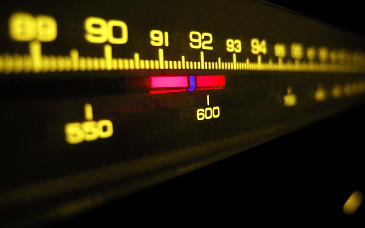 black radio, sound, mixing consoles, techno, technology, number, HD wallpaper