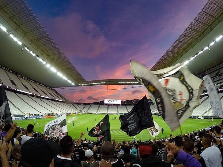 Arena Corinthians, stadium, soccer, HD wallpaper
