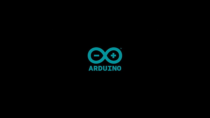 Arduino, open-source, copy space, illuminated, studio shot, HD wallpaper