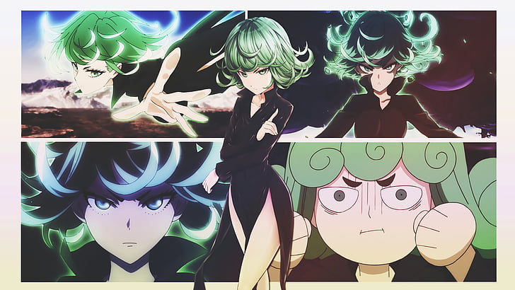 Anime, One-Punch Man, Tatsumaki (One-Punch Man), auto post production filter