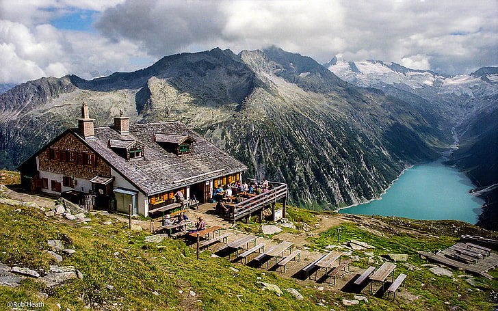 Zillertal Alps Tyrol Austria Hd Desktop Wallpaper For Mobile, HD wallpaper