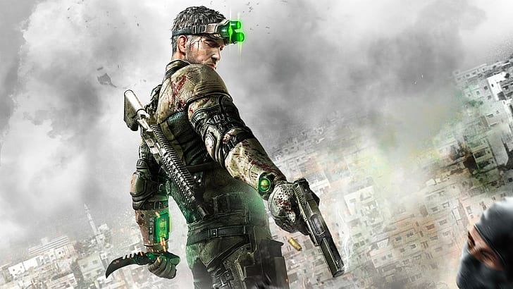 Splinter Cell Handgun HD, video games, HD wallpaper