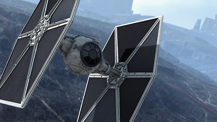 white and black Star Wars spaceship digital wallpaper, Star Wars: Battlefront