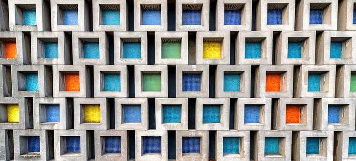 Blocks color, multi colored frame, abstract, best, hd