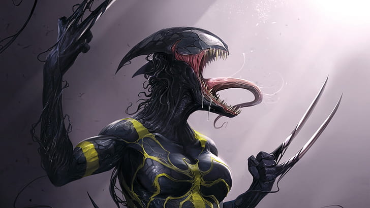 Marvel Comics, Venom, X-23, HD wallpaper