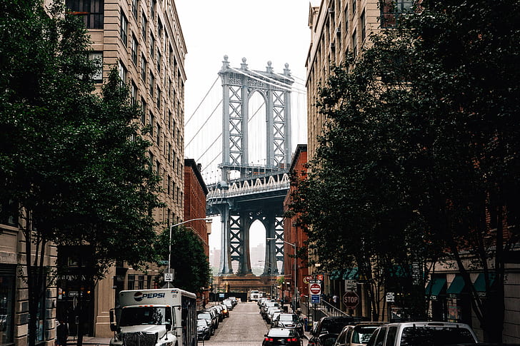 Valor Kopeny, Manhattan Bridge, New York City, HD wallpaper