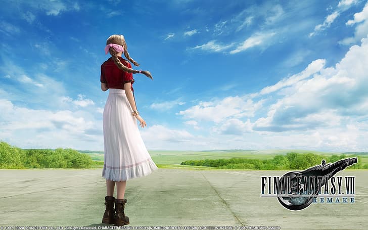 Final Fantasy VII: Remake, Aerith Gainsborough, HD wallpaper