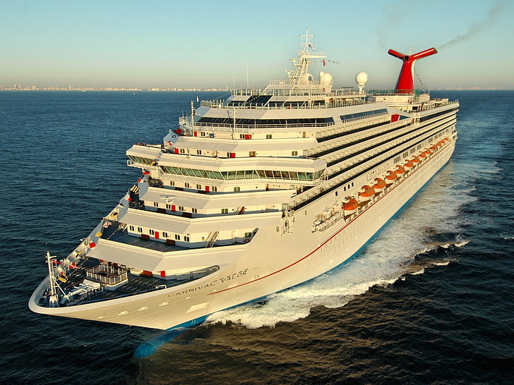 Carnival, ship, vehicle, cruise ship, nautical vessel, sea, HD wallpaper