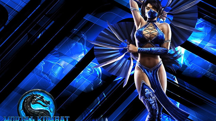 mortal kombat kitana 1366x768  Video Games Mortal Kombat HD Art, HD wallpaper