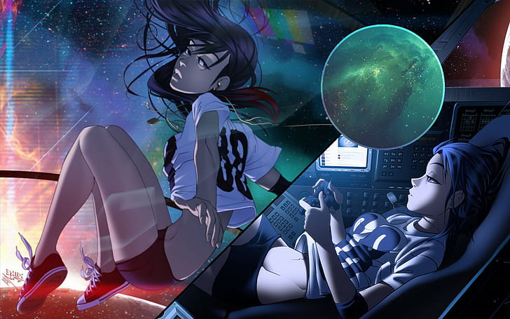 Hd Wallpaper Cyberpunk Futuristic 88 Girl Vashperado Anime