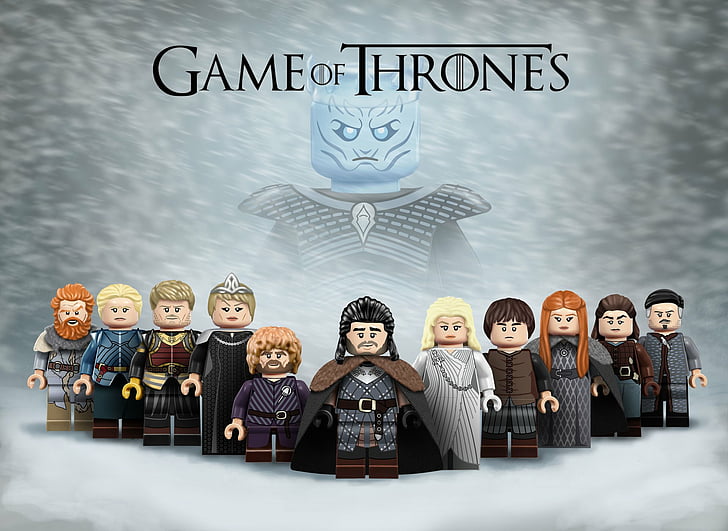 Lego, Arya Stark, Bran Stark, Brienne Of Tarth, Cersei Lannister, HD wallpaper