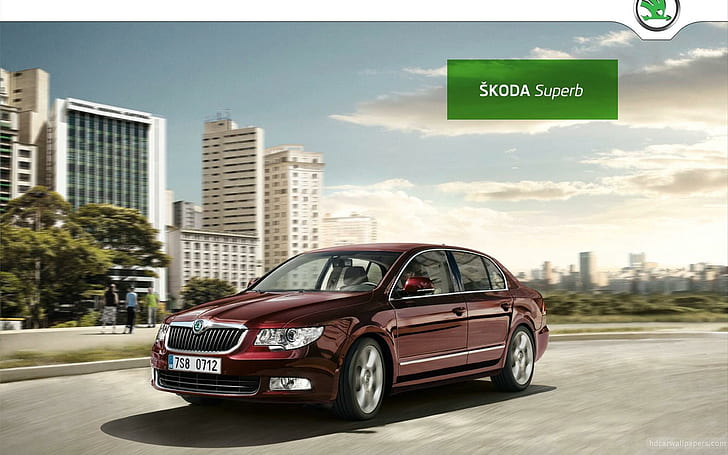 2011 Skoda Superb, brown skoda sedan, cars, other cars, HD wallpaper