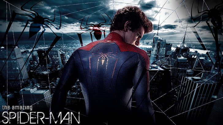 The Amazing Spider-Man digital wallpaper, movies, one person