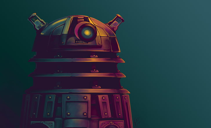 Daleks, artwork, Doctor Who