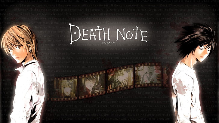 death note light l kira lawliet raito 1920x1080  Anime Death Note HD Art