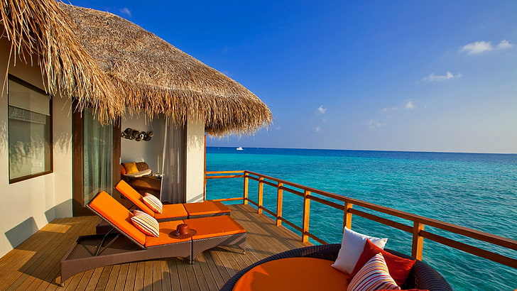 velassaru, maldives, resort, vacation, sky, caribbean, tropics, HD wallpaper