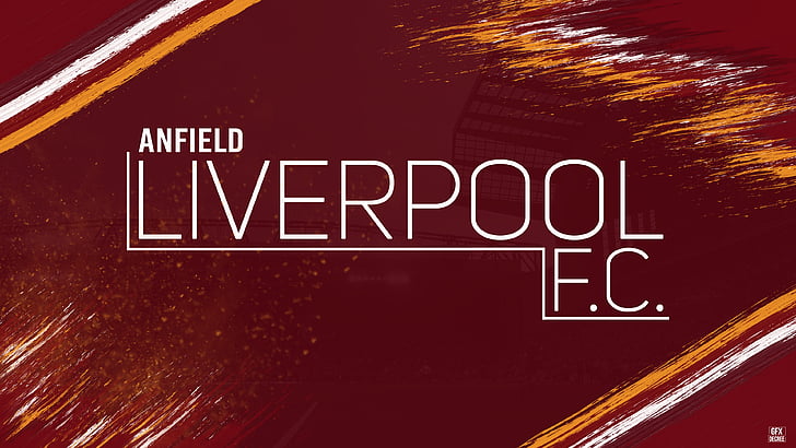Liverpool FC, Football club, 4K, text, western script, communication