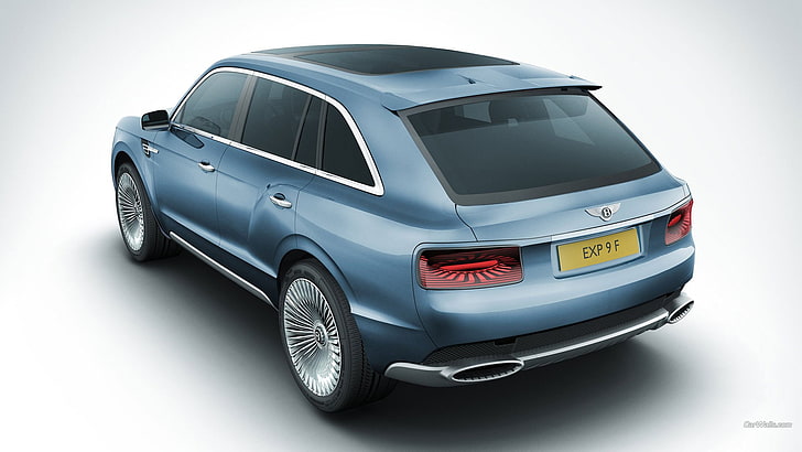 untitled, Bentley XP9, British, blue cars, vehicle, mode of transportation, HD wallpaper