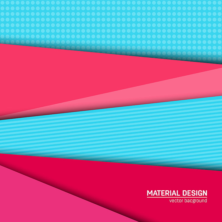 Material Design vector background logo, line, texture, pink background, HD wallpaper