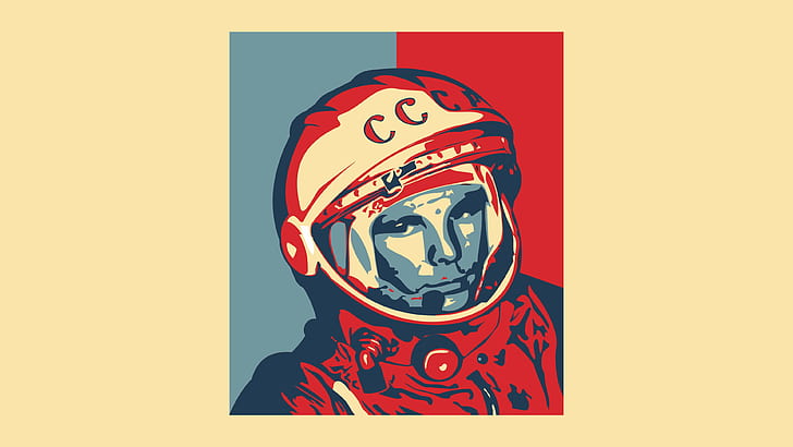 Yuri Gagarin, USSR, astronaut, HD wallpaper
