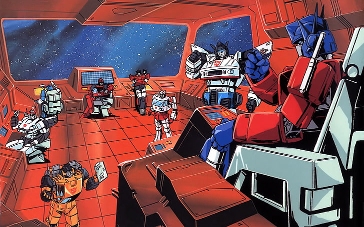 Transformers Autobots movie clip, Optimus Prime, Jazz, Transformers G1, HD wallpaper