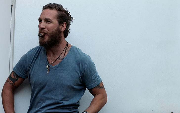Actors, Tom Hardy, English, one person, beard, casual clothing