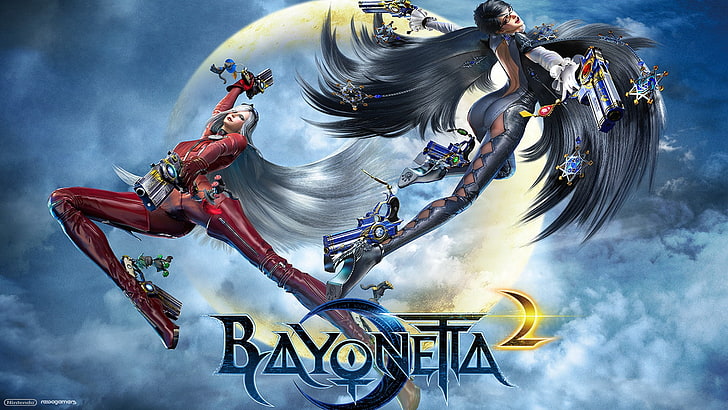 Bayoneta 2 digital wallapaper, Bayonetta, Bayonetta 2, Wii U