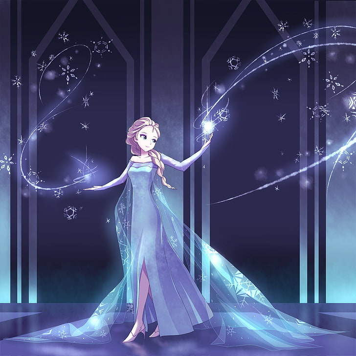 cartoon, Frozen (movie), one person, young adult, women, young women, HD wallpaper
