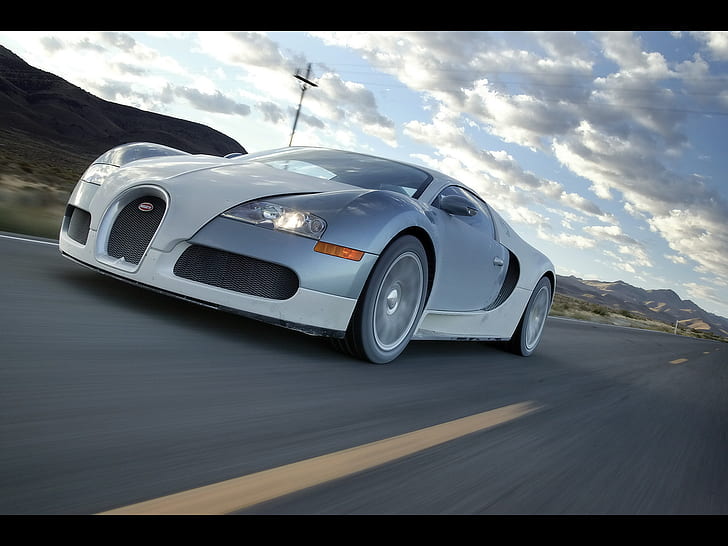 Bugatti 16.4 Veyron Sang Bleu, bugatti veyron manu, car, HD wallpaper