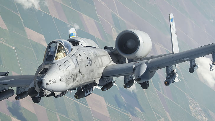 aircraft, military aircraft, vehicle, A-10 Thunderbolt, HD wallpaper