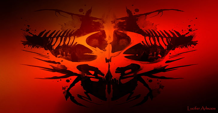 HD wallpaper: Lucifer Artinos wallpaper, logo, Hitman, Symbol, Rorschach  Test | Wallpaper Flare