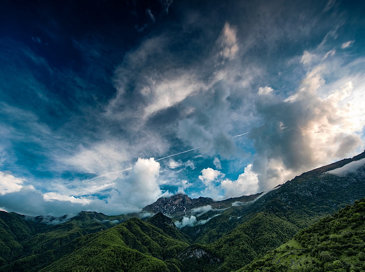Armenia, Syunik, Khustup, Hayk Photography, mountain under cloudy sky digital wallpaper