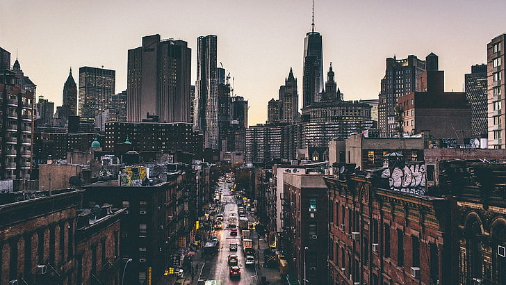 Hd Wallpaper Cityscape New York City Skyline Reflection Metropolis