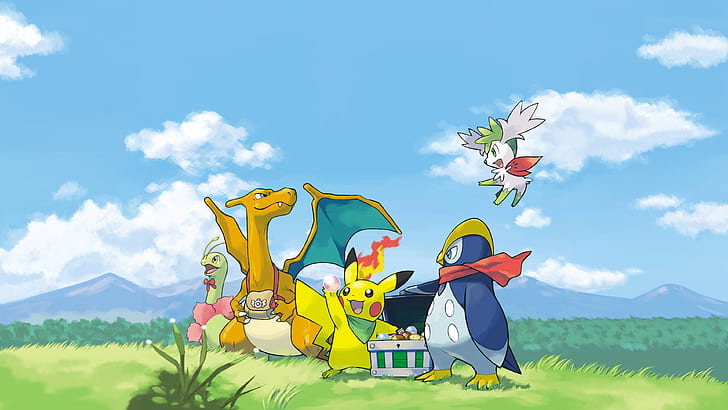 Video Game, Pokémon Mystery Dungeon: Explorers of Sky, Charizard (Pokémon), HD wallpaper