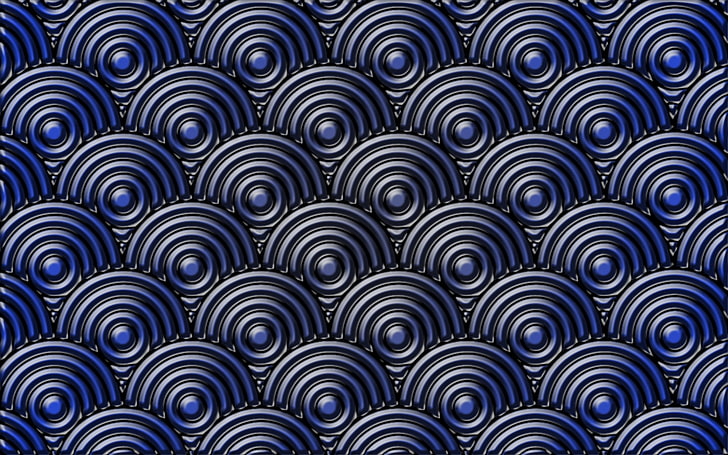 Calm Circles Mechanical Wave Abstract Textures HD Art, colours, HD wallpaper