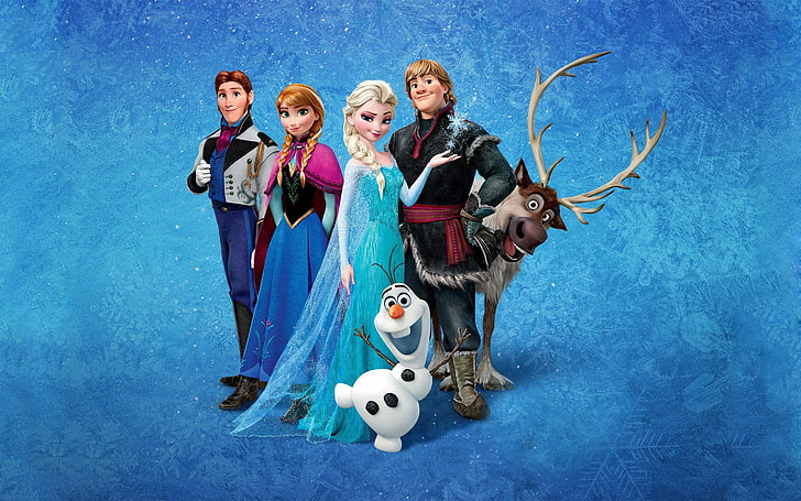 Movie, Frozen, Anna (Frozen), Elsa (Frozen), Frozen (Movie), HD wallpaper