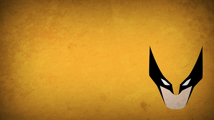 Wolverine illustration, Marvel Comics, hero, X-Men, minimalism